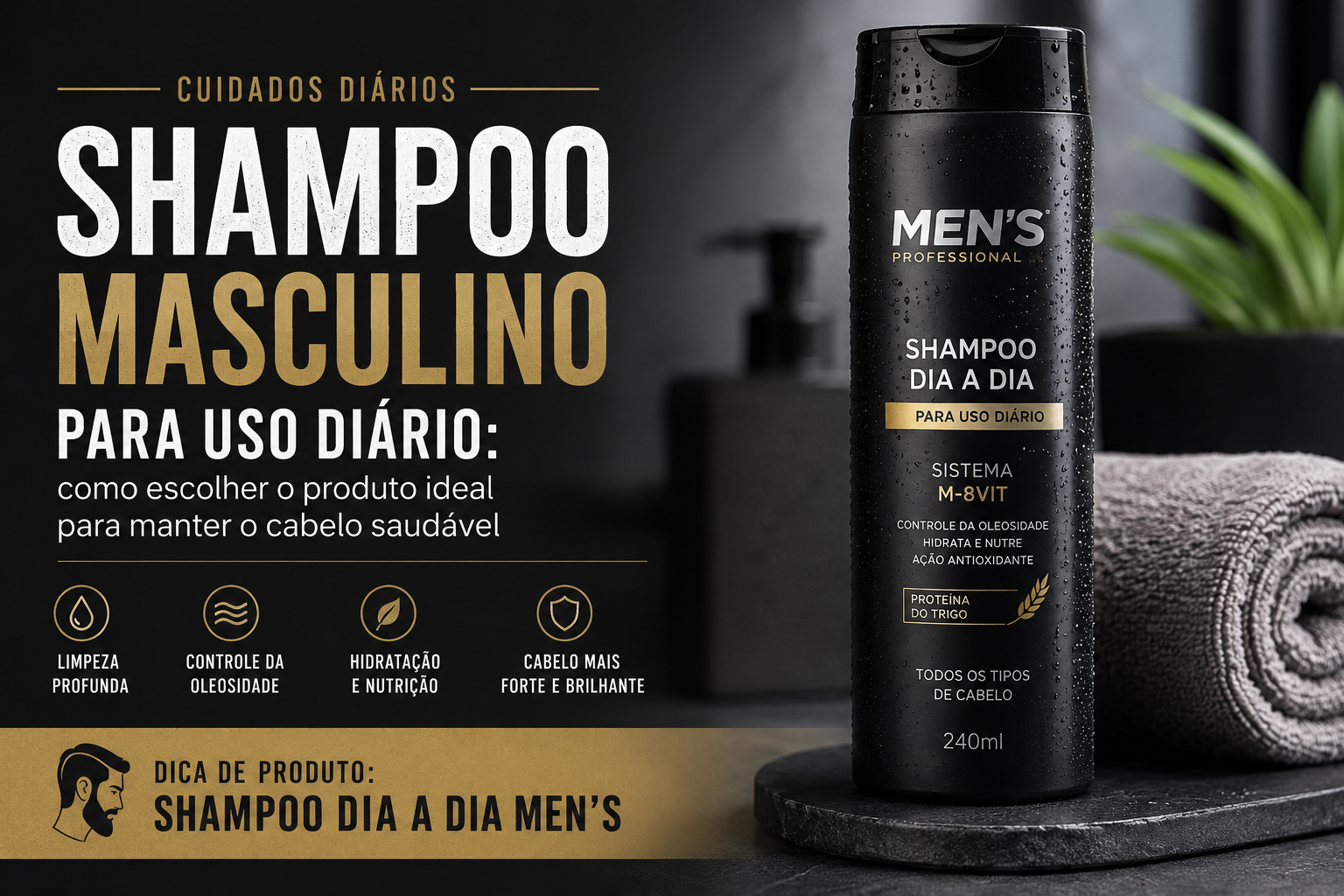 Beleza Masculina Shampoo