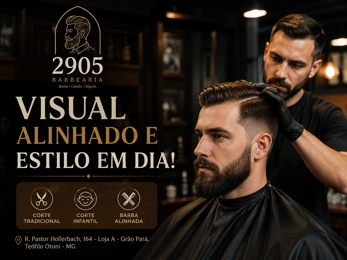 Corte Masculino e Infantil Perfeito