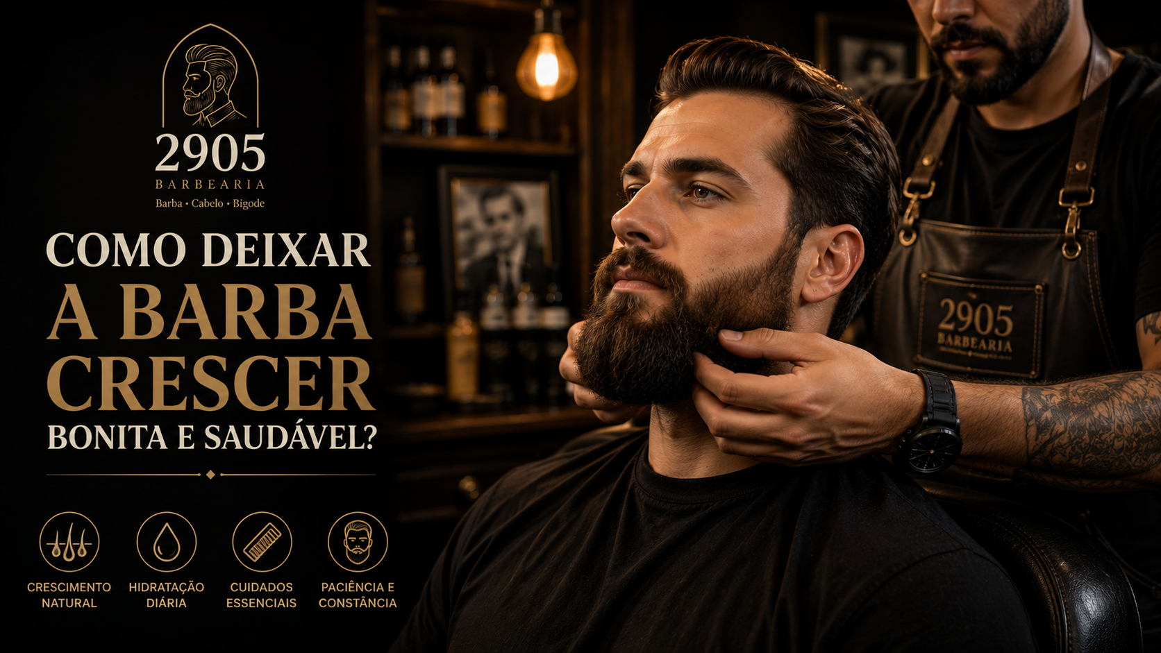 Como Cultivar uma Barba Cheia: