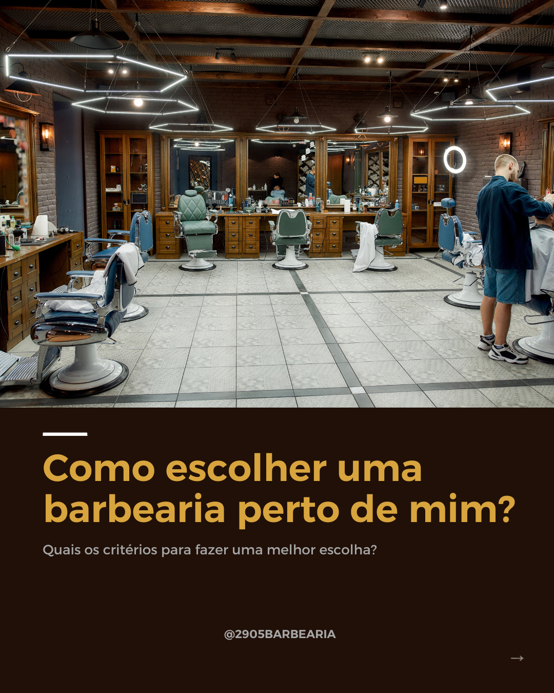Como escolher uma barbearia perto de mim