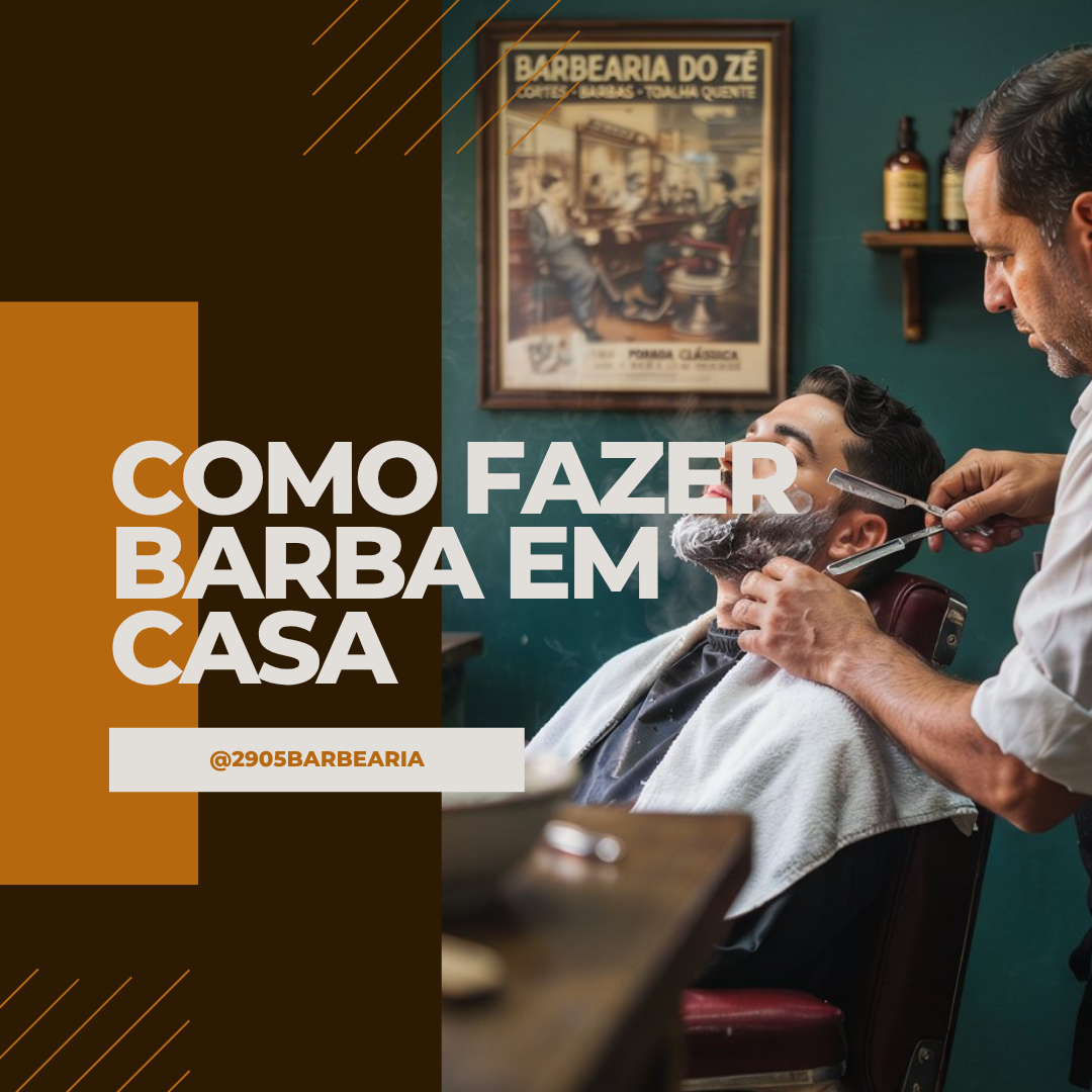 Como fazer barba em casa